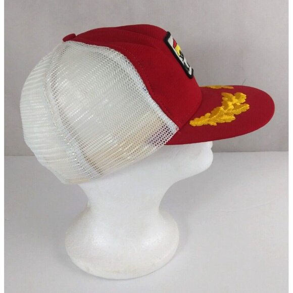 Vintage NL McCullough Embroidered Mesh Back Trucker Hat Snapback Baseball Cap - Picture 3 of 7